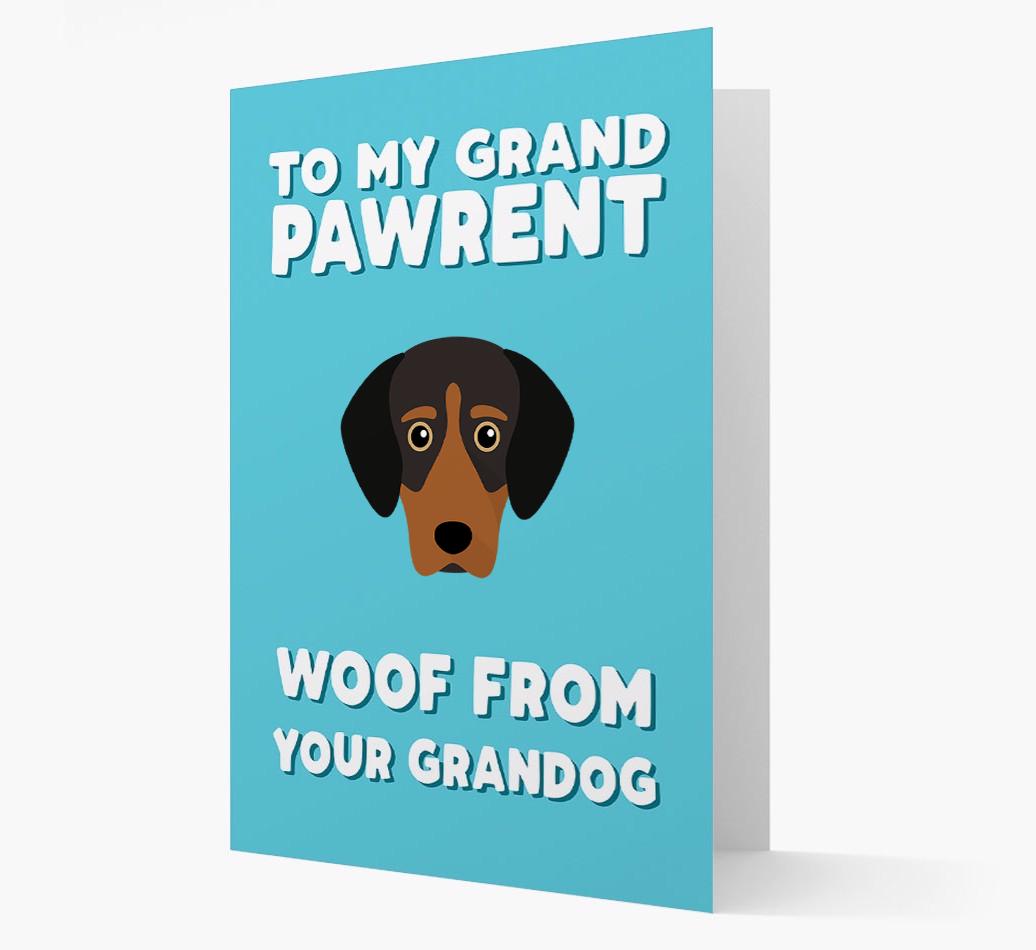 'To My Grandpawrent' - Personalized {breedFullName} Card