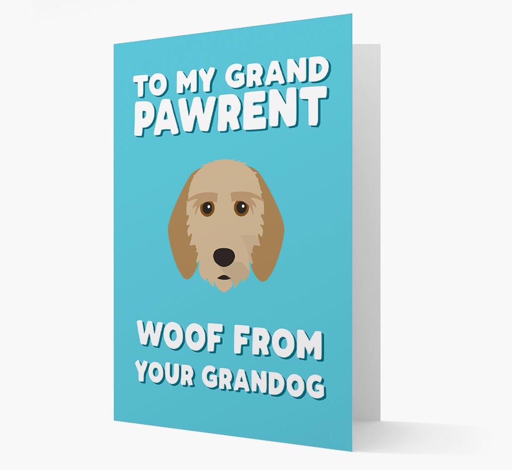 'To My Grandpawrent' - Personalized {breedFullName} Card