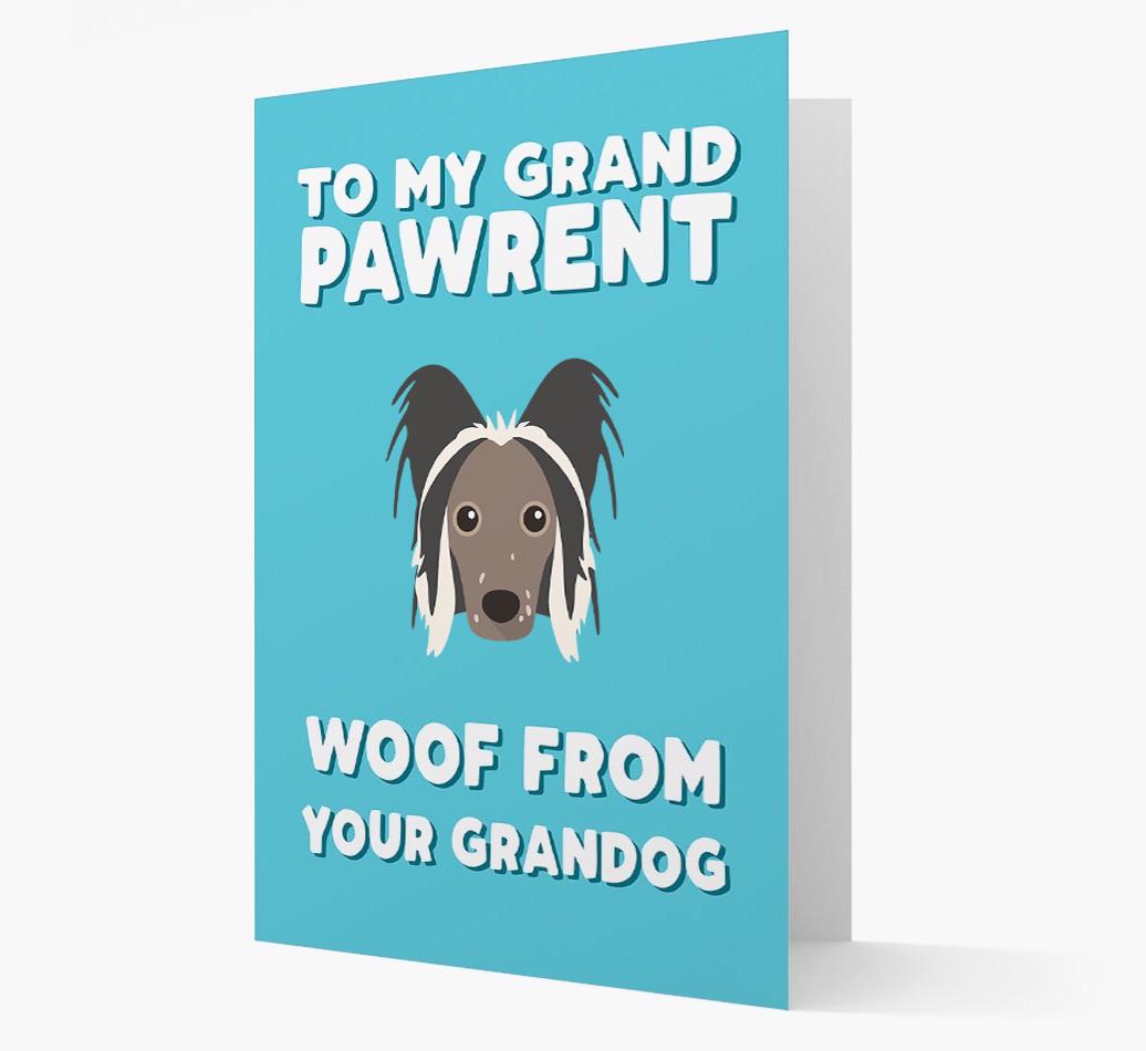 'To My Grandpawrent' - Personalized {breedFullName} Card