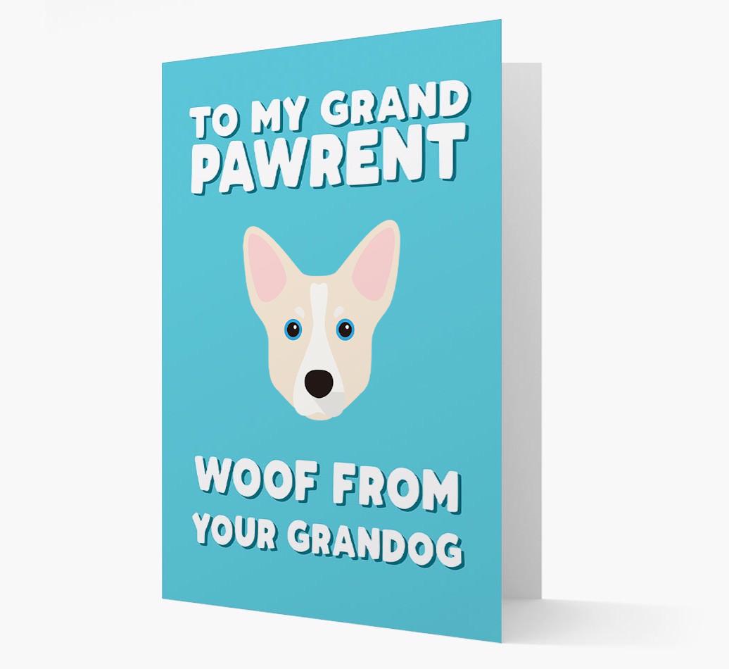 'To My Grandpawrent' - Personalized {breedFullName} Card
