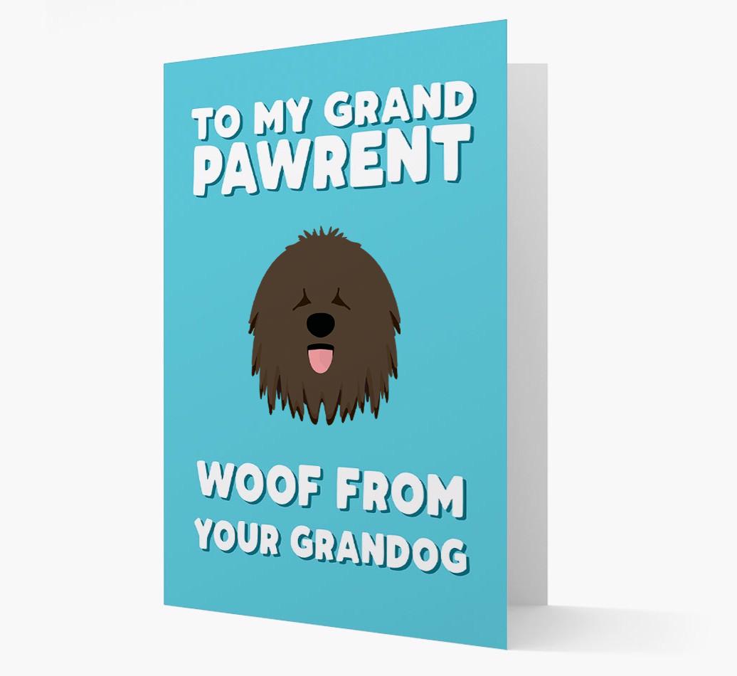 'To My Grandpawrent' - Personalized {breedFullName} Card