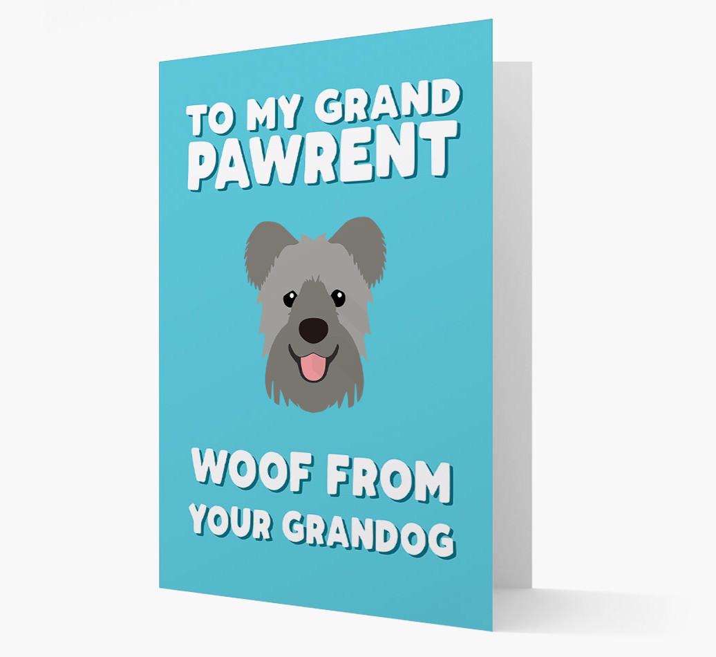 'To My Grandpawrent' - Personalized {breedFullName} Card