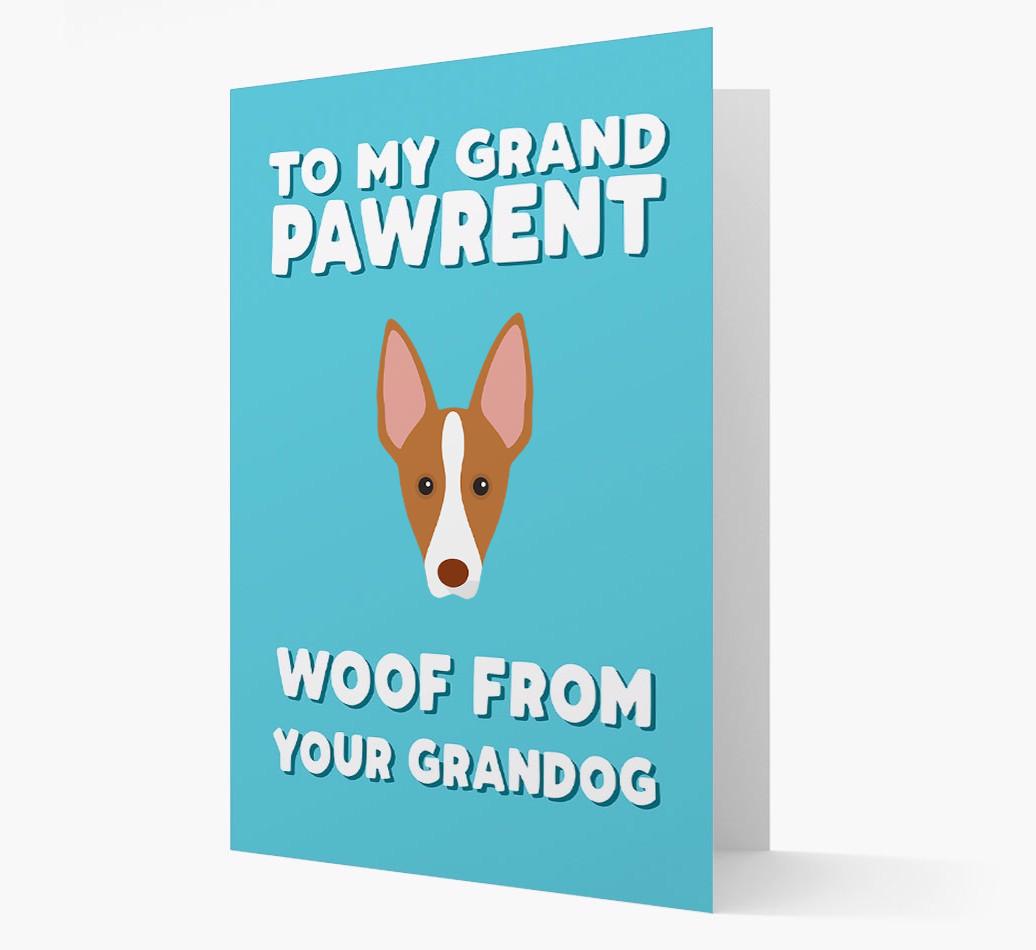 'To My Grandpawrent' - Personalized {breedFullName} Card