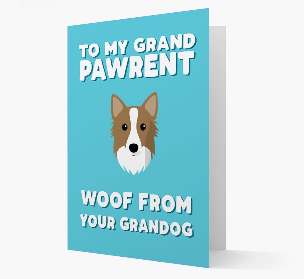 'To My Grandpawrent' - Personalized {breedFullName} Card