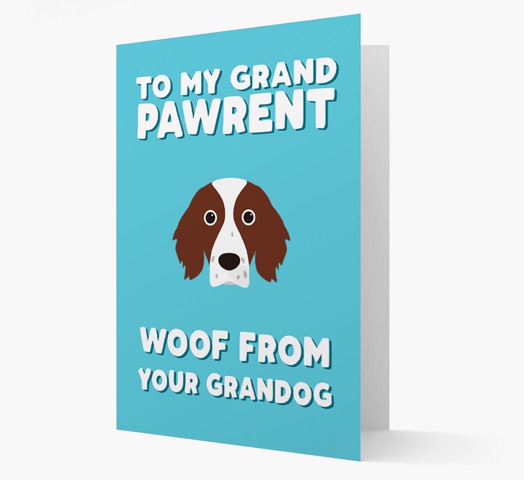 'To My Grandpawrent' - Personalized {breedFullName} Card