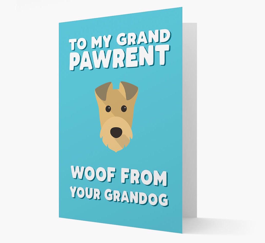 'To My Grandpawrent' - Personalized {breedFullName} Card