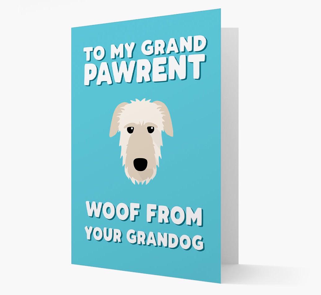 'To My Grandpawrent' - Personalized {breedFullName} Card