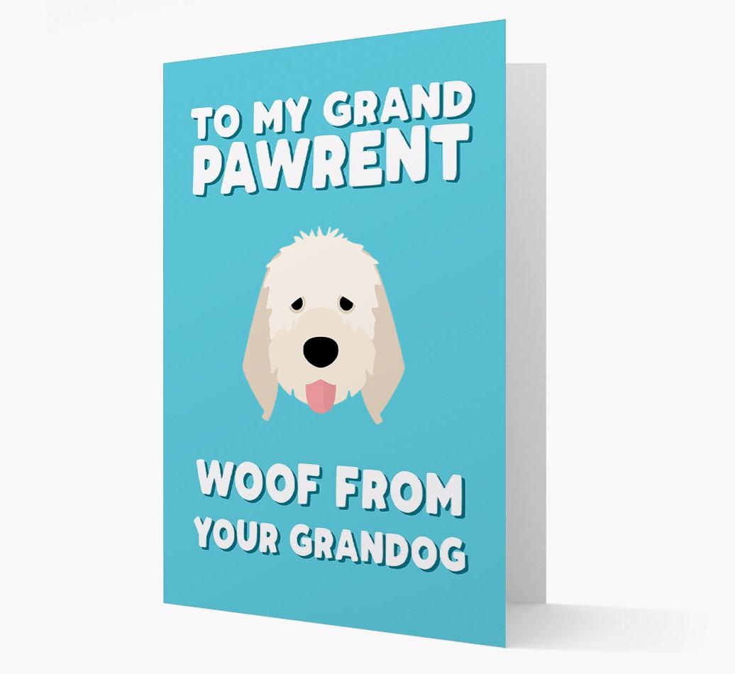 'To My Grandpawrent' - Personalized {breedFullName} Card