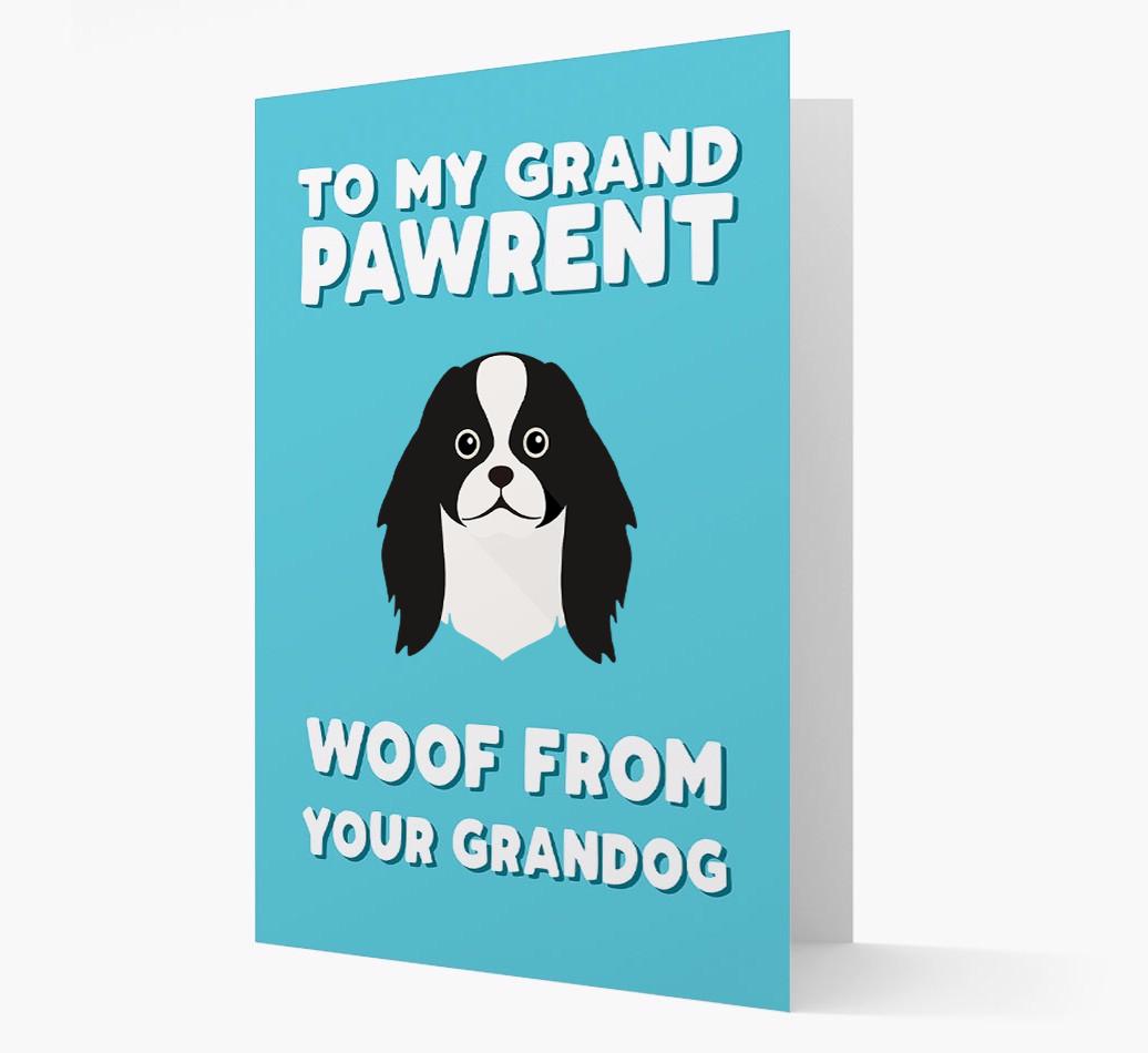 'To My Grandpawrent' - Personalized {breedFullName} Card