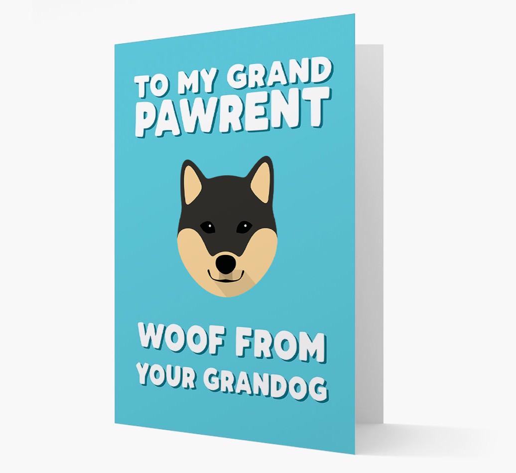 'To My Grandpawrent' - Personalized {breedFullName} Card