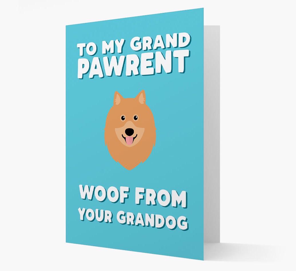 'To My Grandpawrent' - Personalized {breedFullName} Card