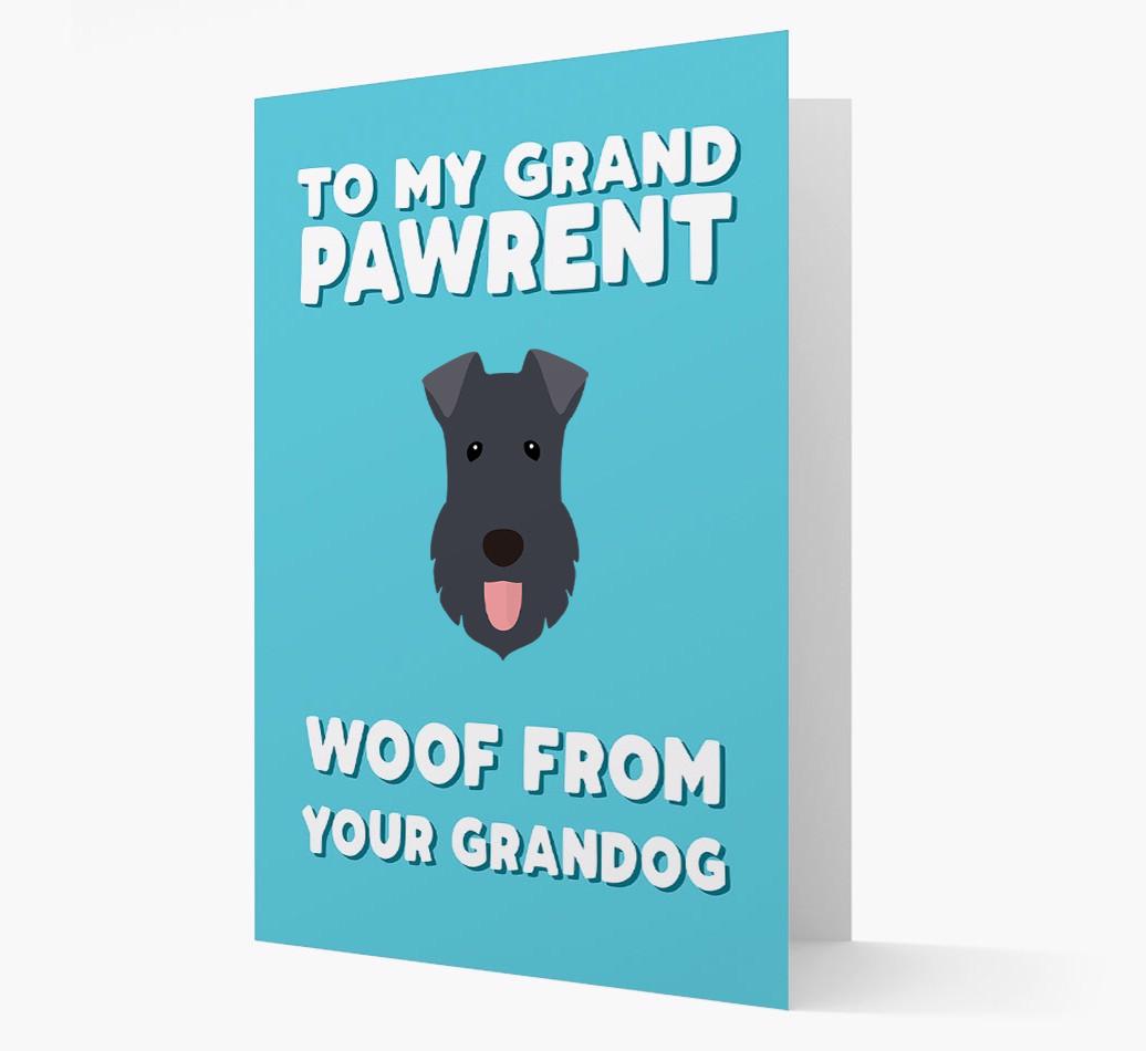 'To My Grandpawrent' - Personalized {breedFullName} Card