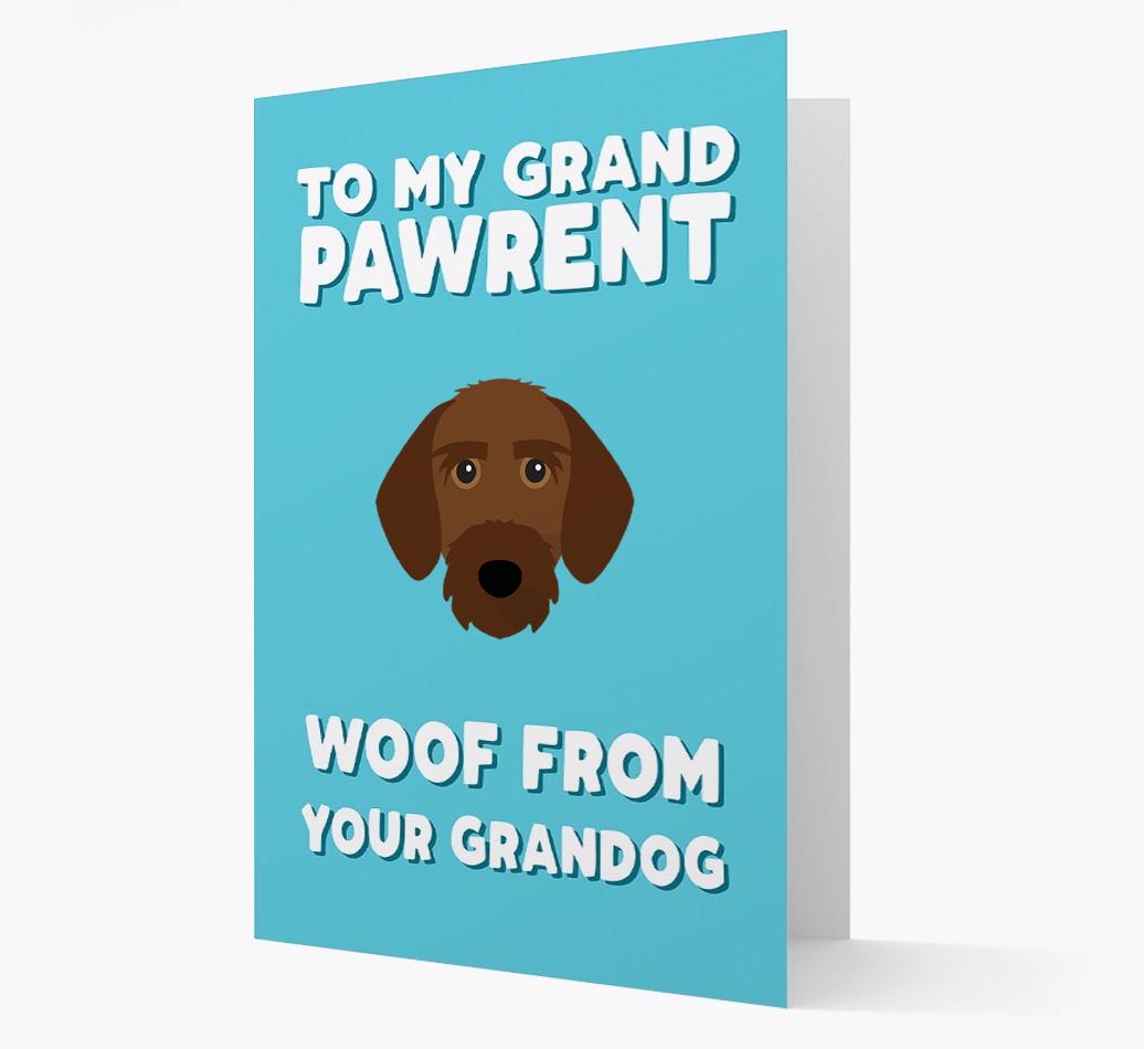 'To My Grandpawrent' - Personalized {breedFullName} Card