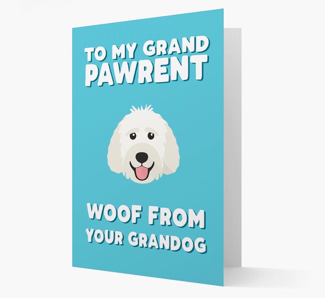 'To My Grandpawrent' - Personalized {breedFullName} Card