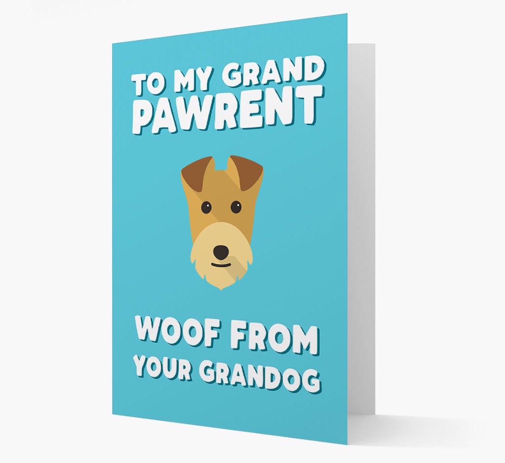'To My Grandpawrent' - Personalized {breedFullName} Card