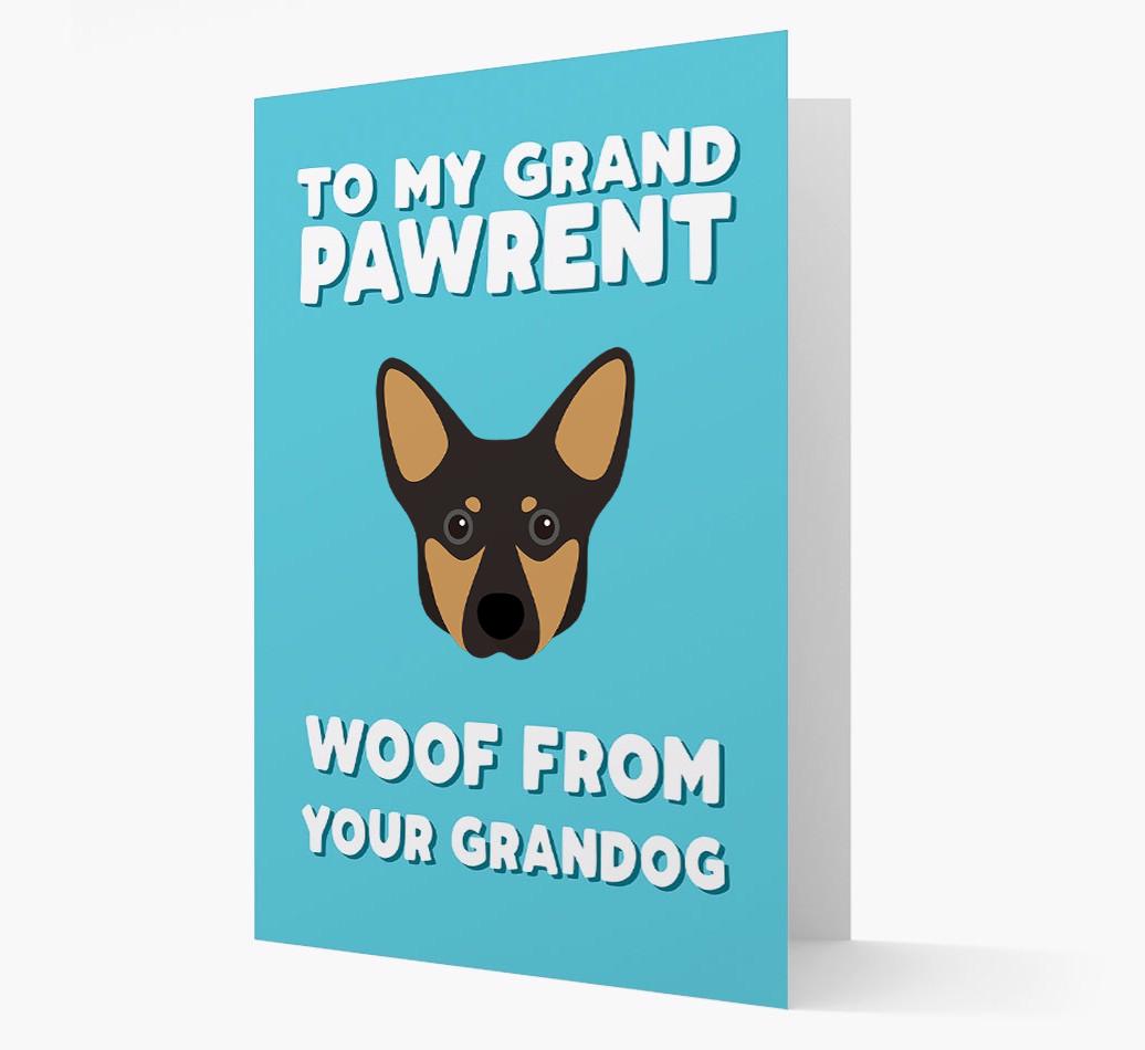 'To My Grandpawrent' - Personalized {breedFullName} Card