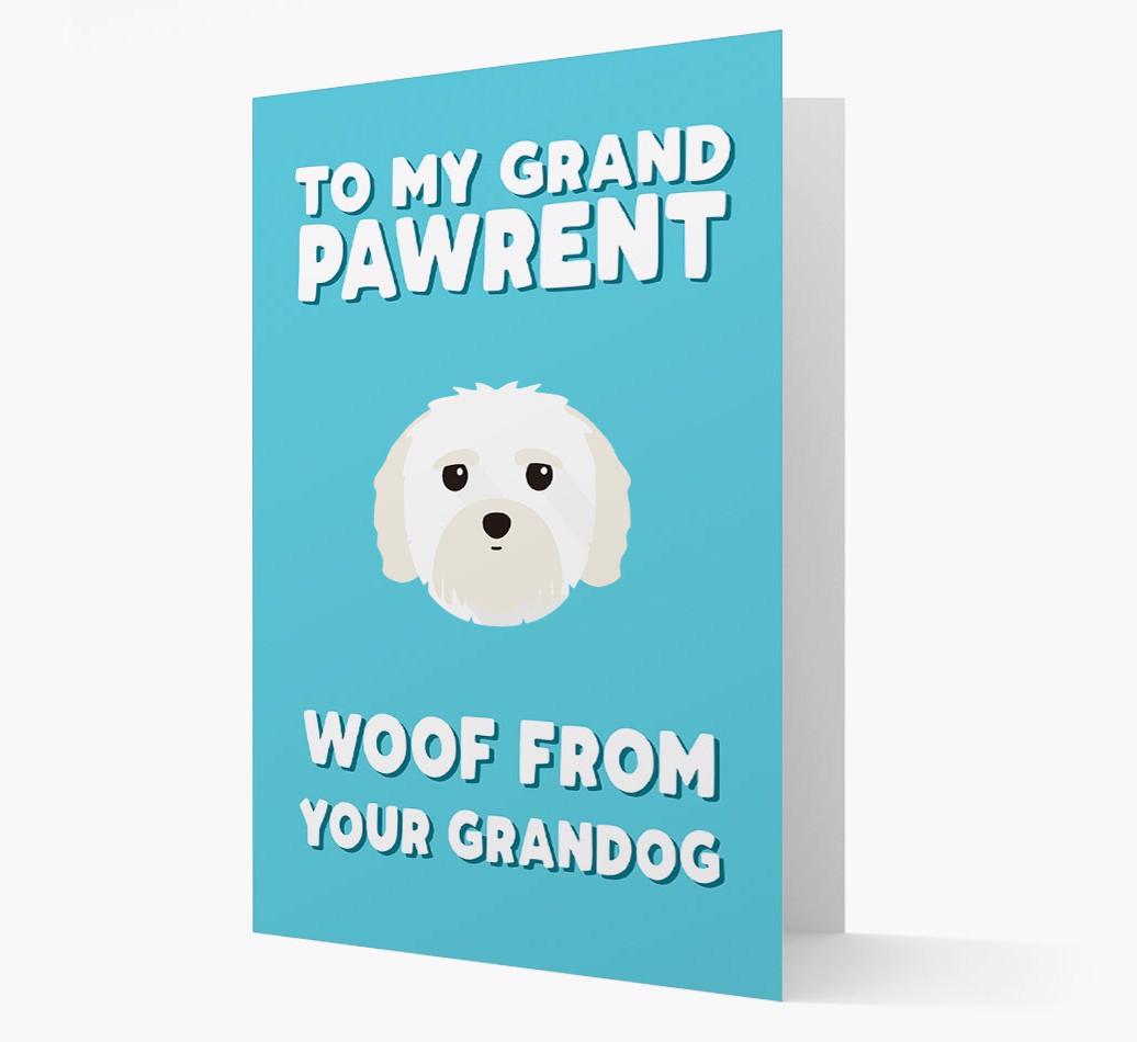'To My Grandpawrent' - Personalized {breedFullName} Card