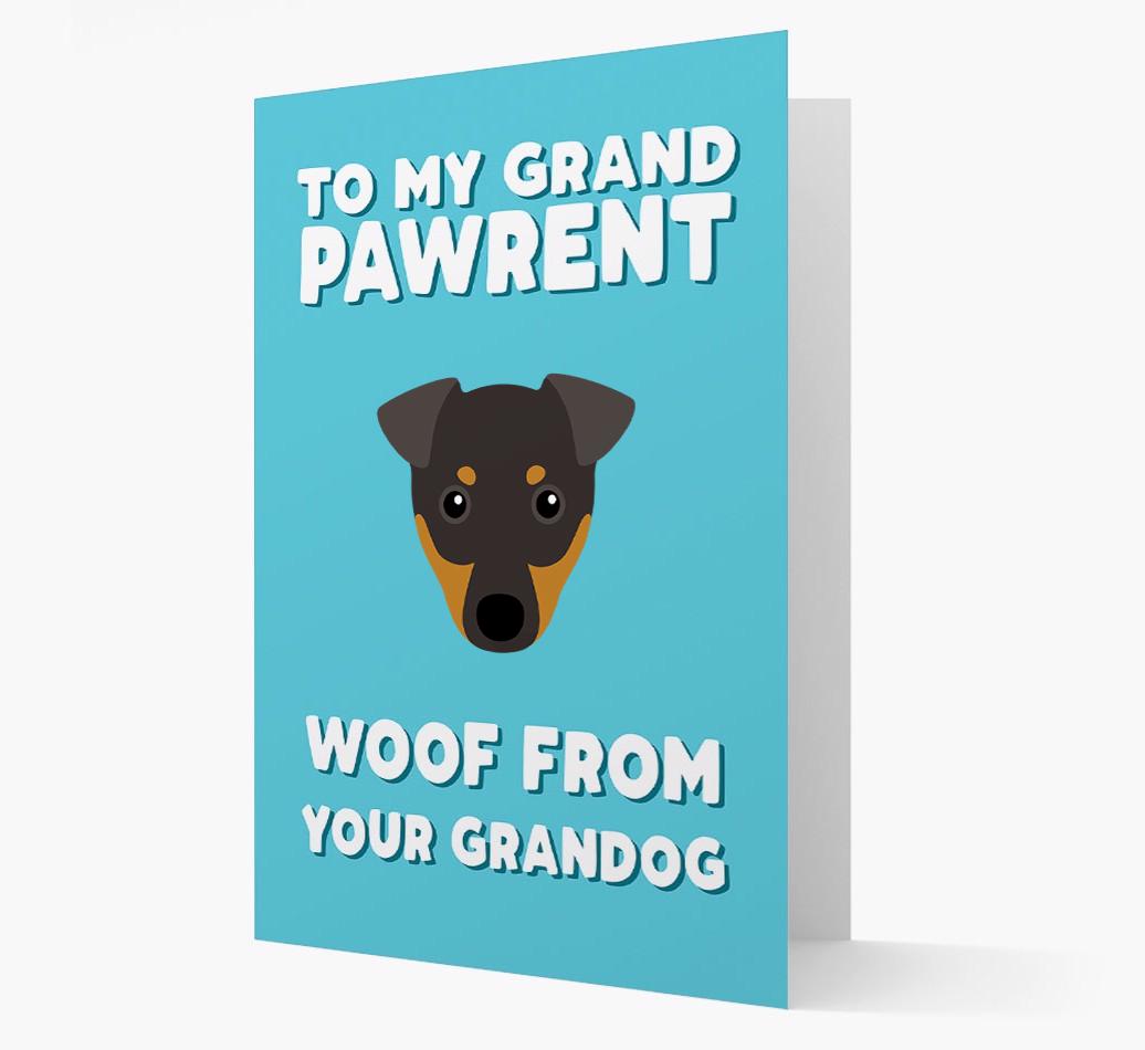 'To My Grandpawrent' - Personalized {breedFullName} Card