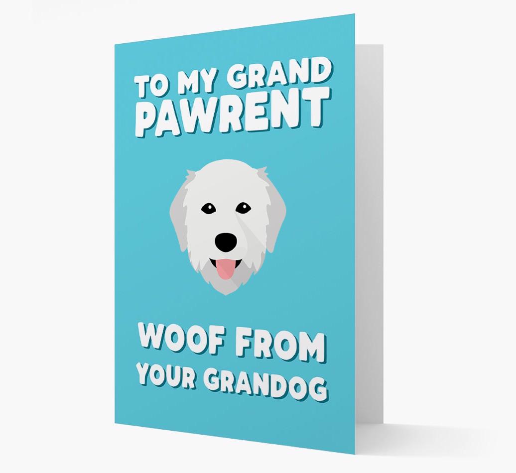 'To My Grandpawrent' - Personalized {breedFullName} Card