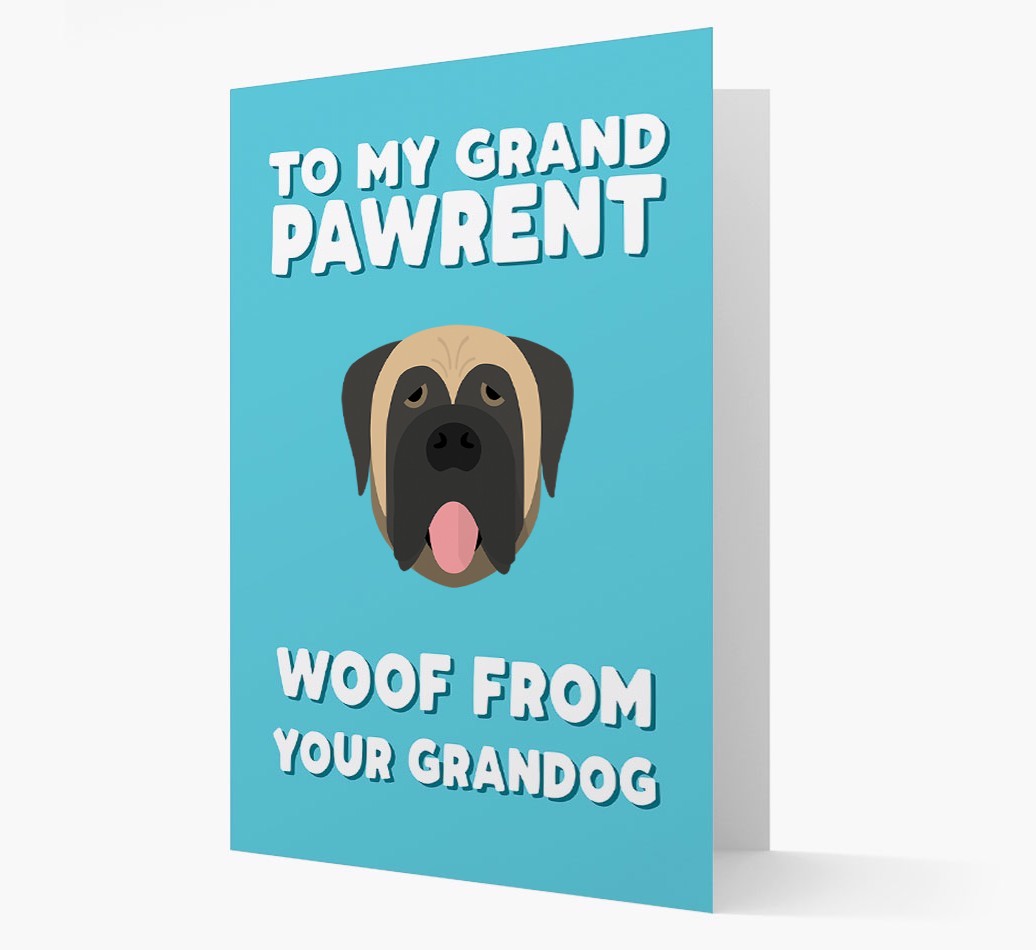 'To My Grandpawrent' - Personalized {breedFullName} Card