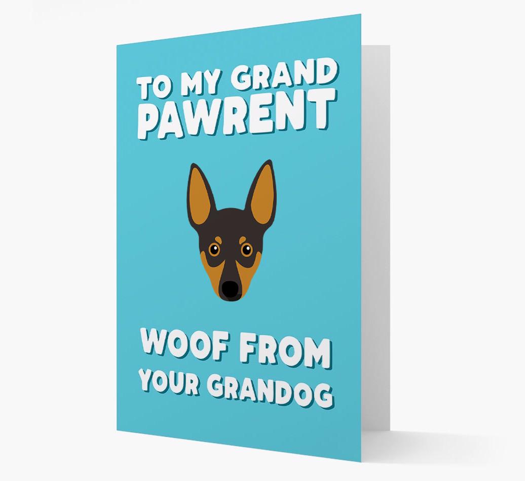 'To My Grandpawrent' - Personalized {breedFullName} Card