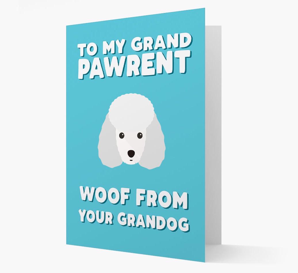 'To My Grandpawrent' - Personalized {breedFullName} Card