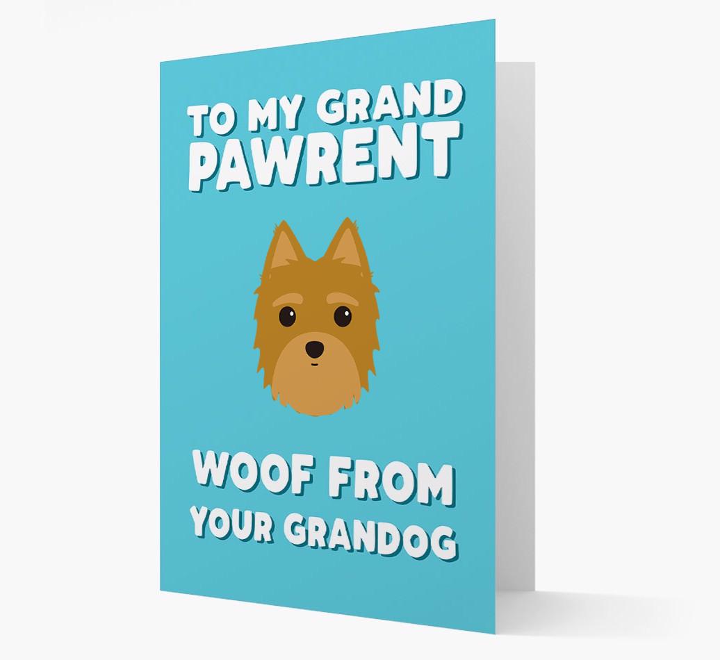 'To My Grandpawrent' - Personalized {breedFullName} Card