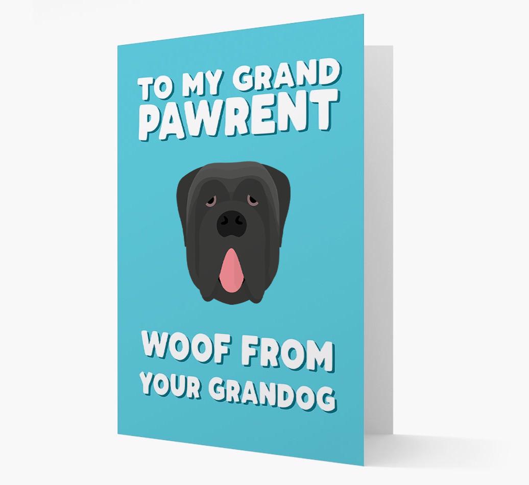'To My Grandpawrent' - Personalized {breedFullName} Card