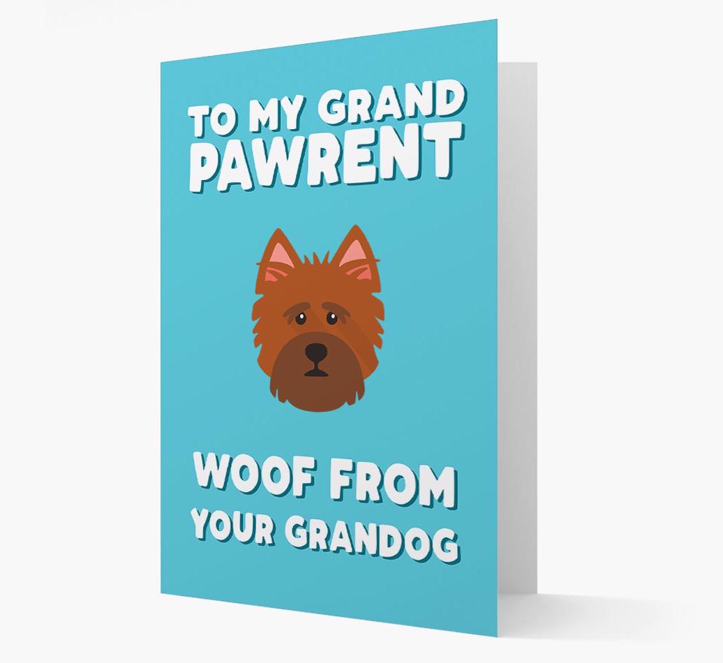 'To My Grandpawrent' - Personalized {breedFullName} Card