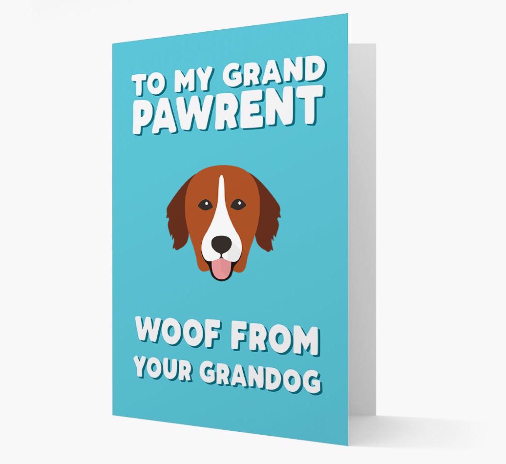 'To My Grandpawrent' - Personalized {breedFullName} Card