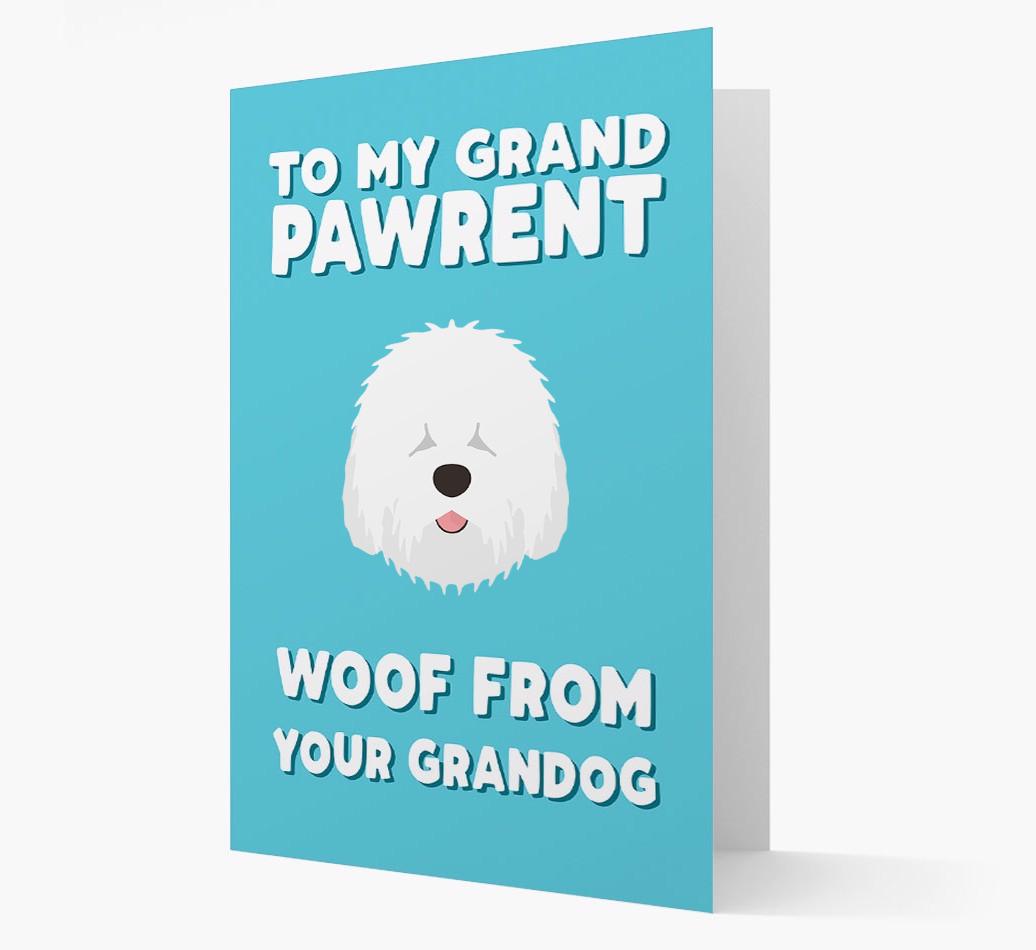'To My Grandpawrent' - Personalized {breedFullName} Card