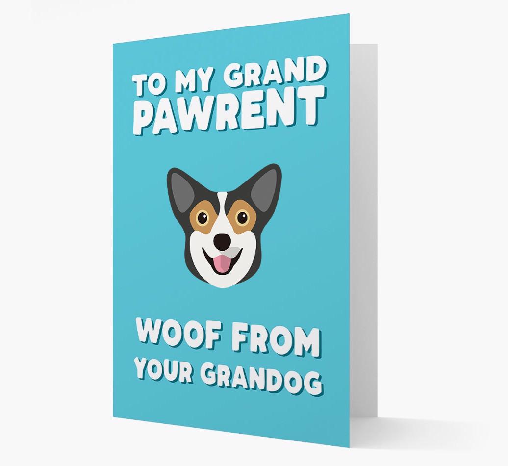 'To My Grandpawrent' - Personalized {breedFullName} Card