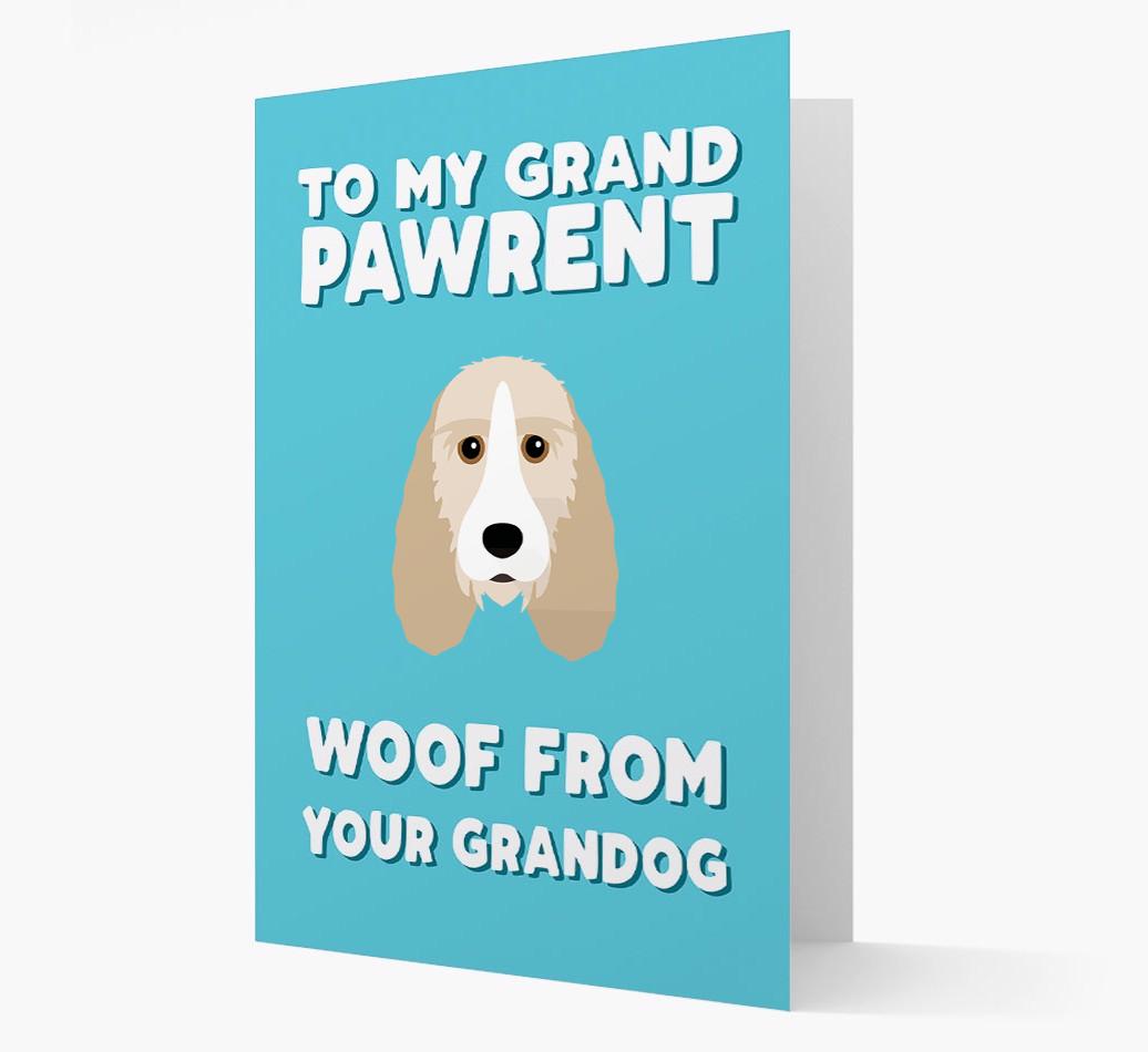'To My Grandpawrent' - Personalized {breedFullName} Card