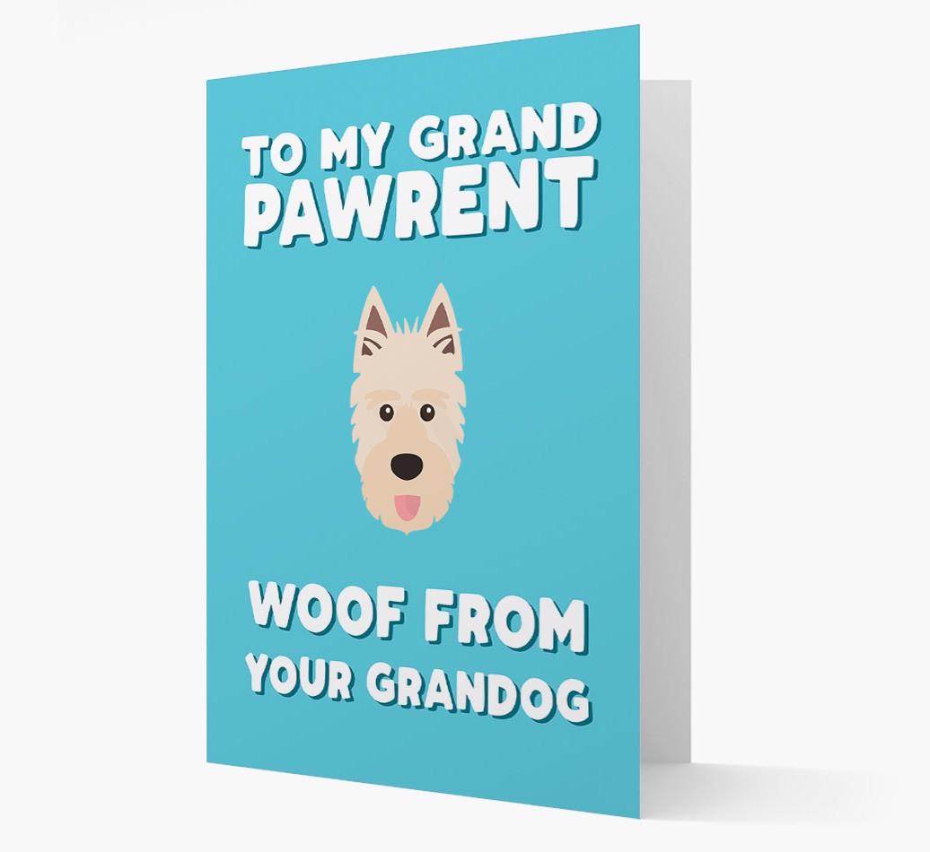 'To My Grandpawrent' - Personalized {breedFullName} Card