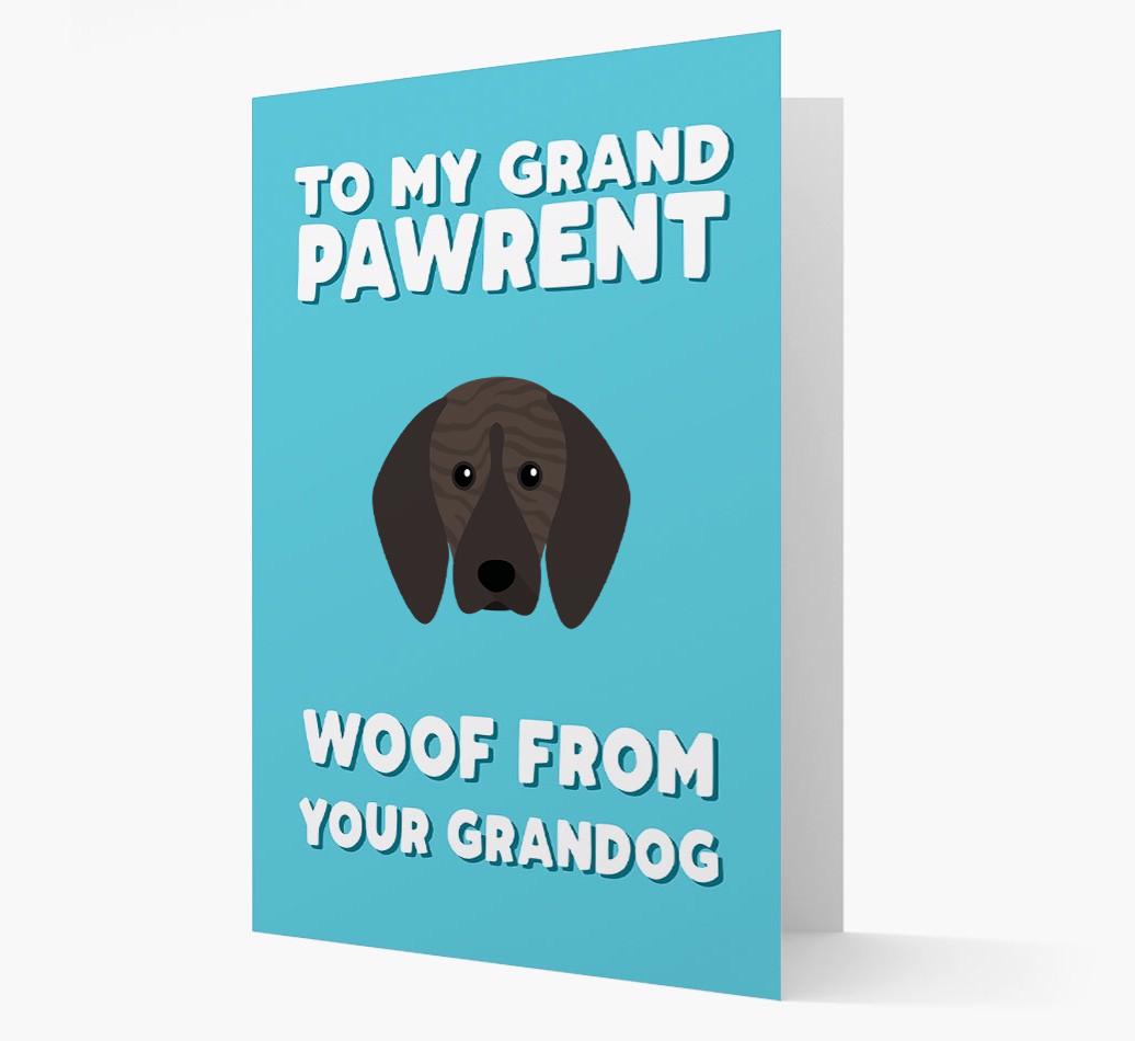 'To My Grandpawrent' - Personalized {breedFullName} Card