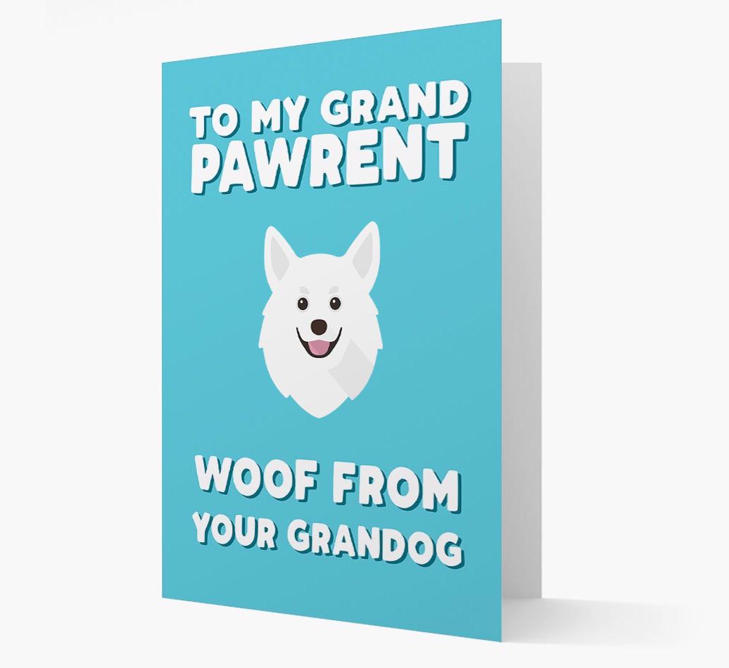 'To My Grandpawrent' - Personalized {breedFullName} Card