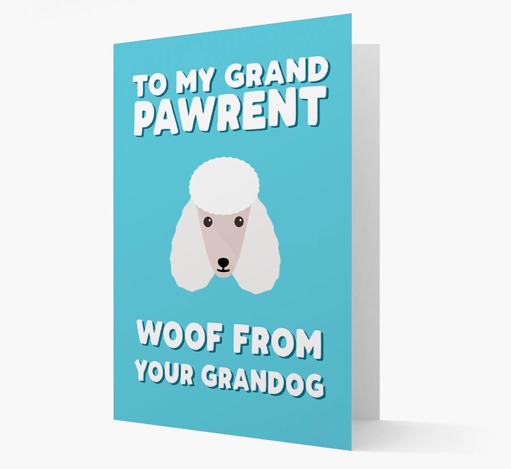 'To My Grandpawrent' - Personalized {breedFullName} Card