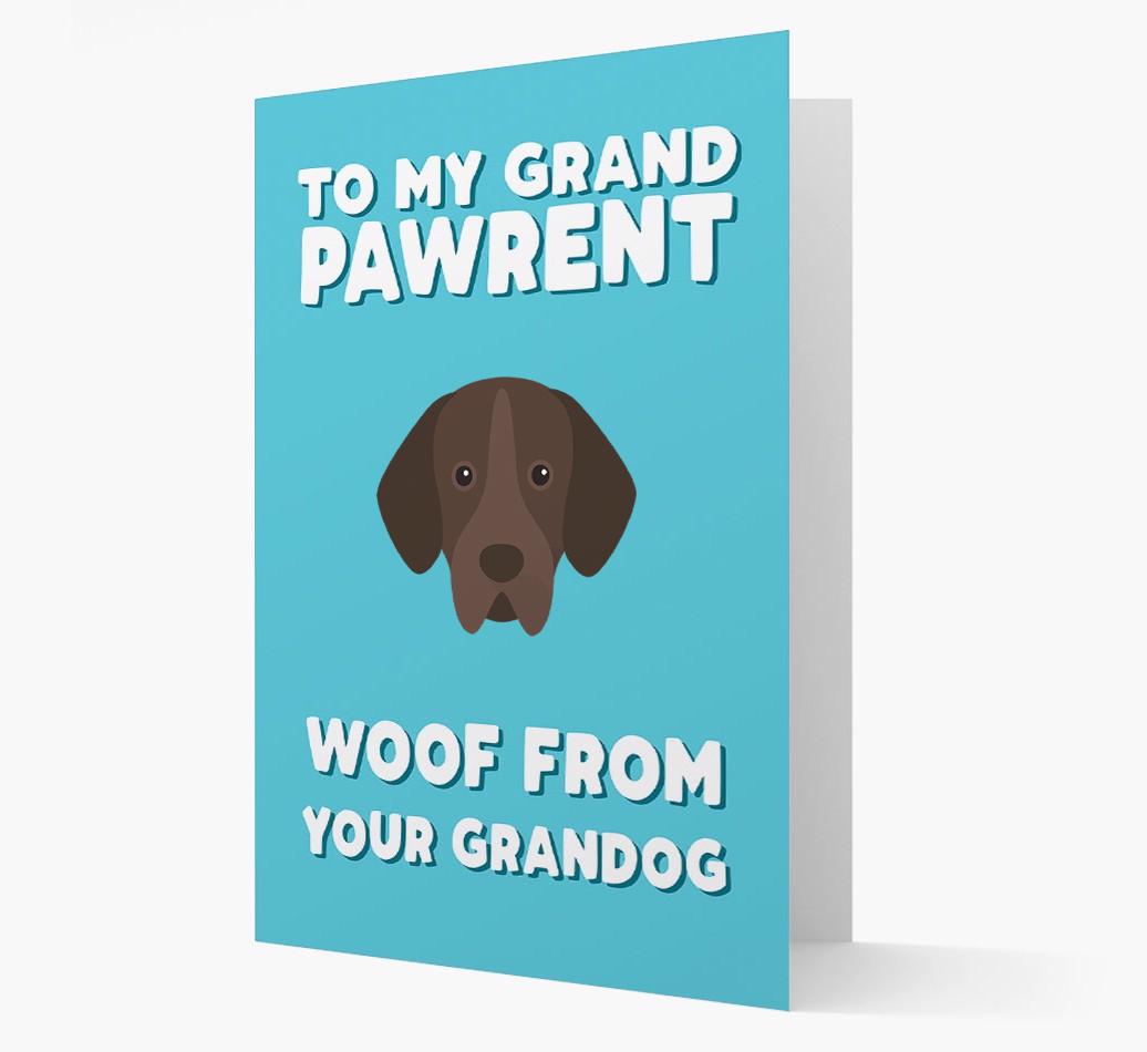 'To My Grandpawrent' - Personalized {breedFullName} Card