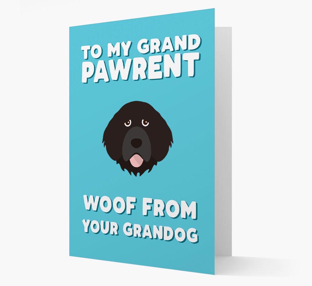 'To My Grandpawrent' - Personalized {breedFullName} Card
