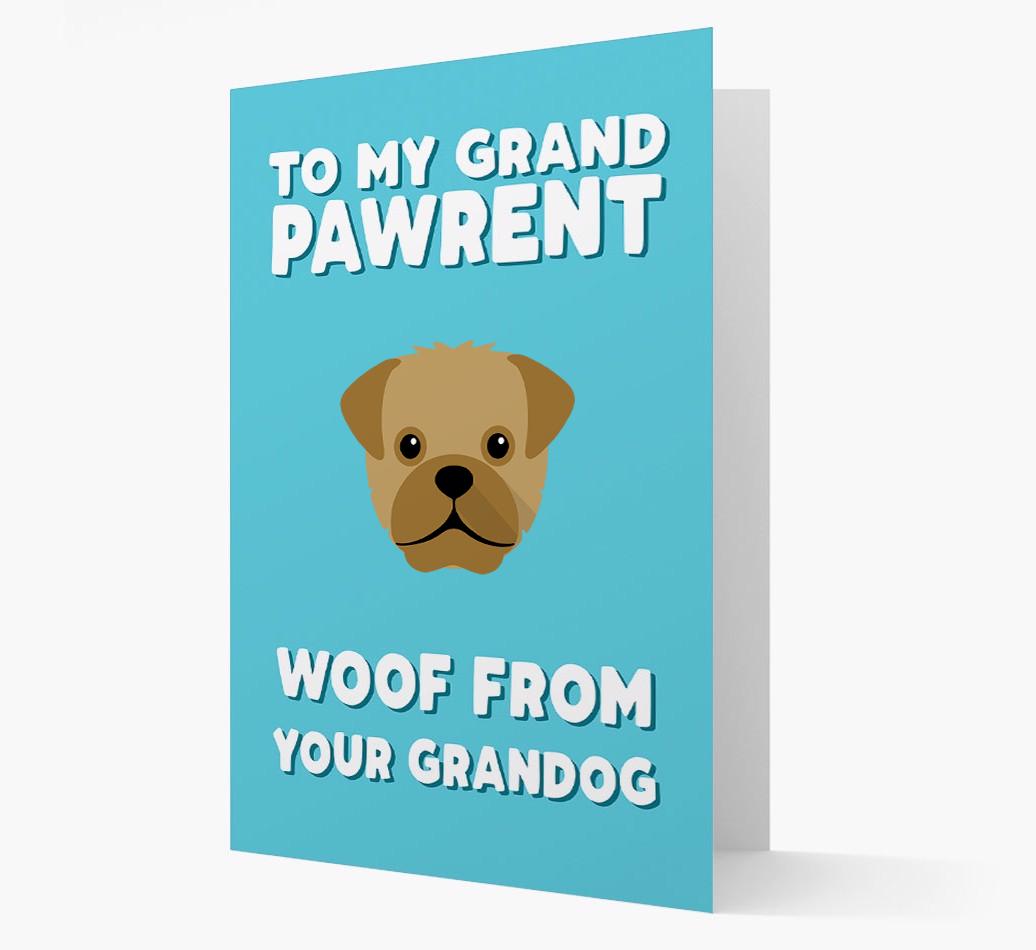'To My Grandpawrent' - Personalized {breedFullName} Card