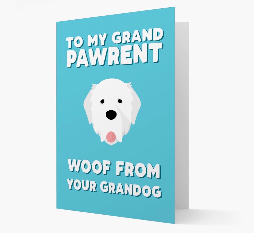 'To My Grandpawrent' - Personalized {breedFullName} Card