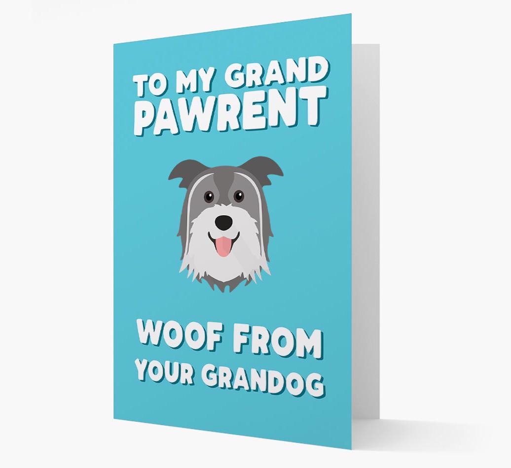 'To My Grandpawrent' - Personalized {breedFullName} Card