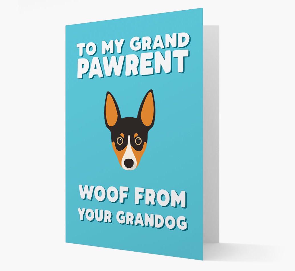 'To My Grandpawrent' - Personalized {breedFullName} Card