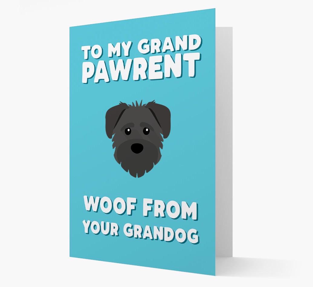 'To My Grandpawrent' - Personalized {breedFullName} Card