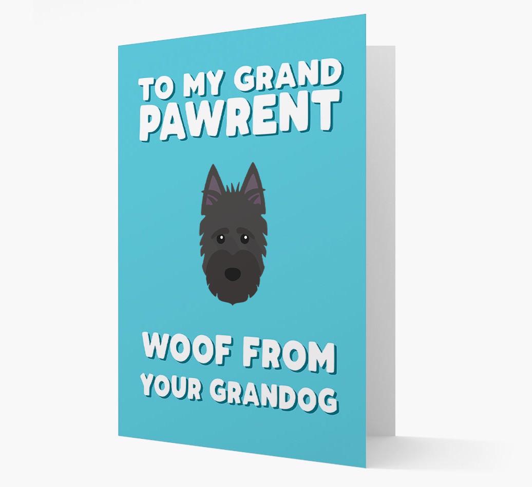 'To My Grandpawrent' - Personalized {breedFullName} Card