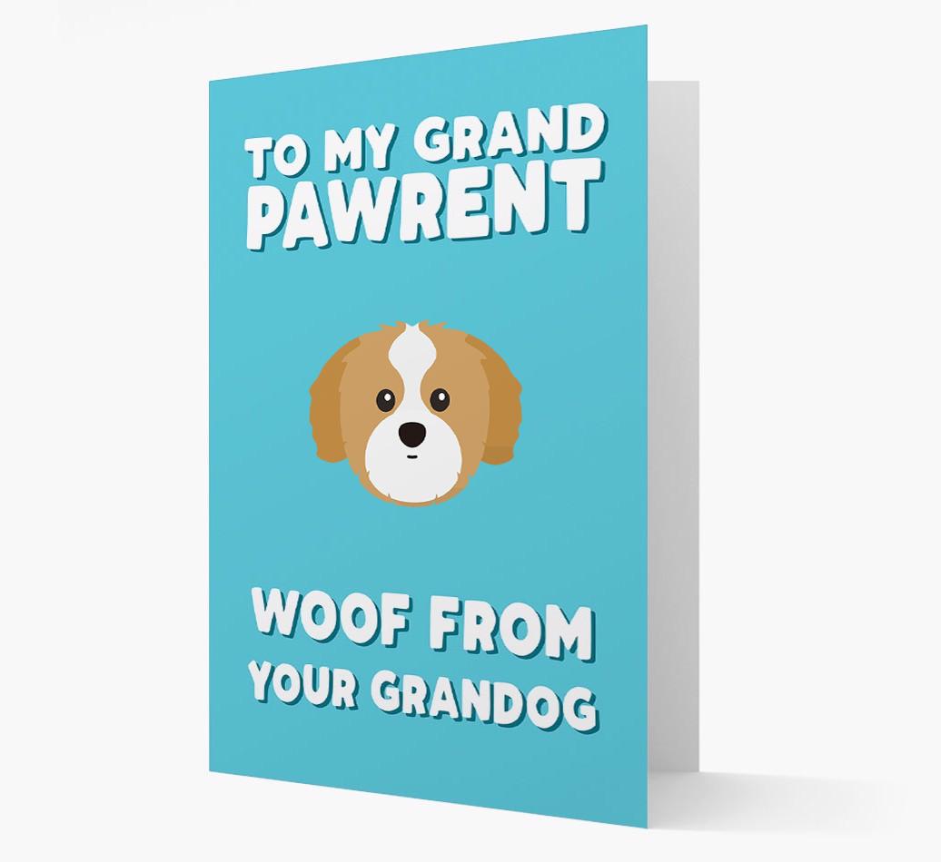 'To My Grandpawrent' - Personalized {breedFullName} Card