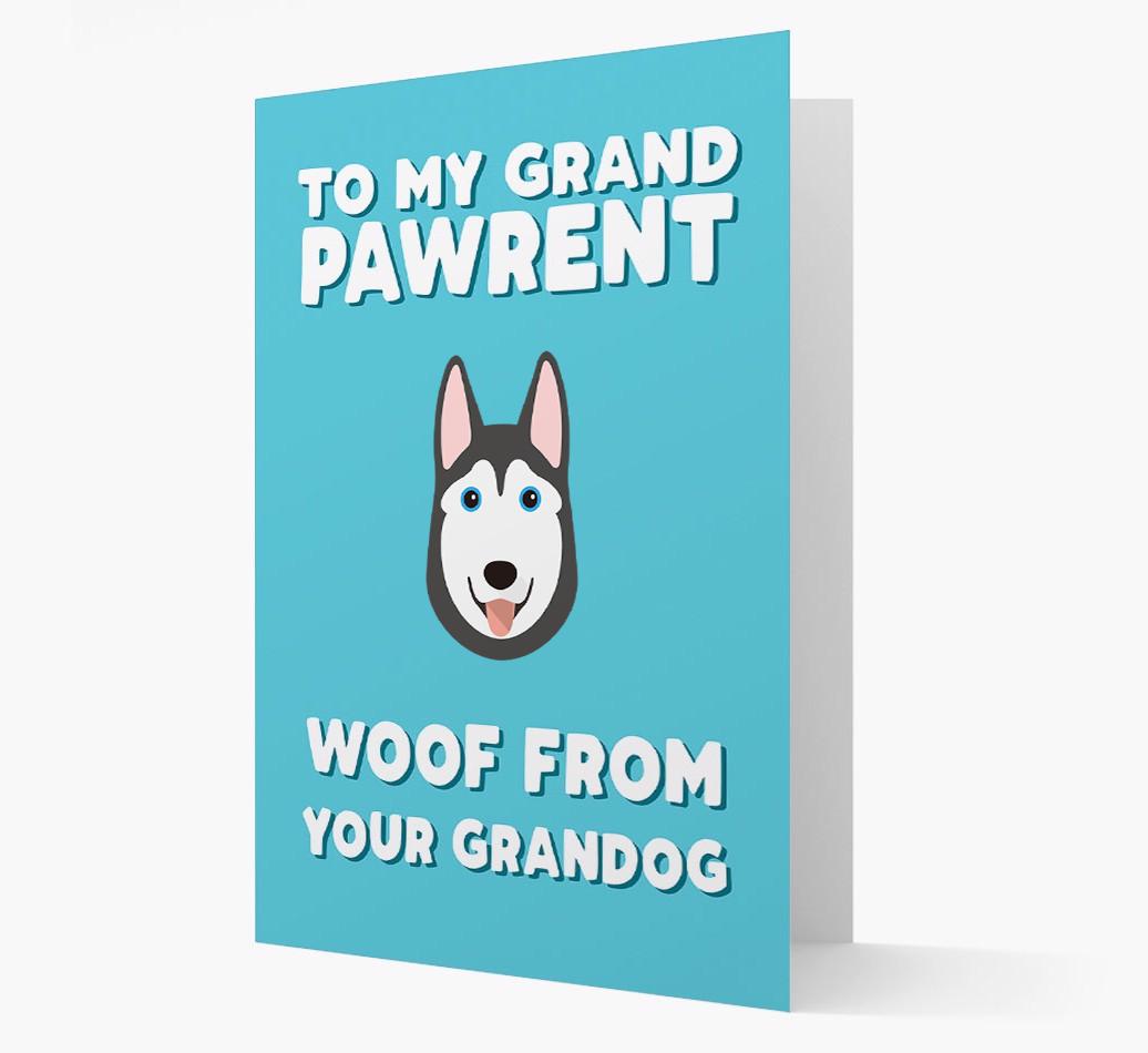 'To My Grandpawrent' - Personalized {breedFullName} Card