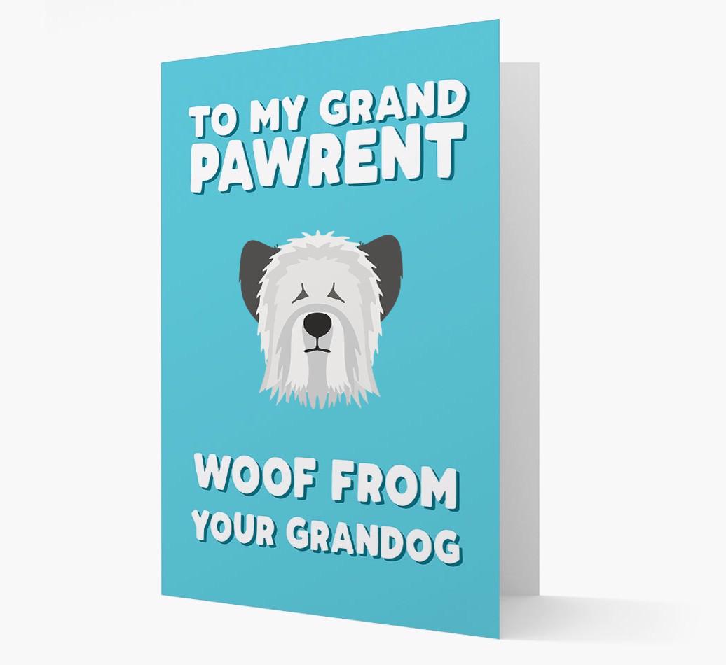 'To My Grandpawrent' - Personalized {breedFullName} Card
