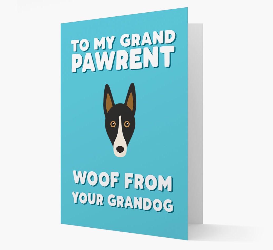 'To My Grandpawrent' - Personalized {breedFullName} Card