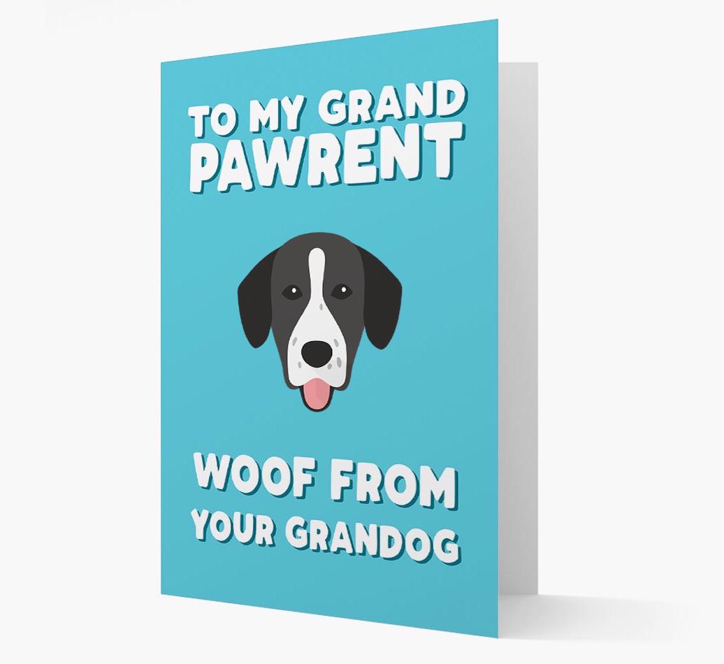 'To My Grandpawrent' - Personalized {breedFullName} Card